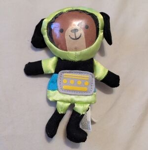 The Manhattan Toy Company Finger Puppet Space Dog Astronaut Plush Toy 2015